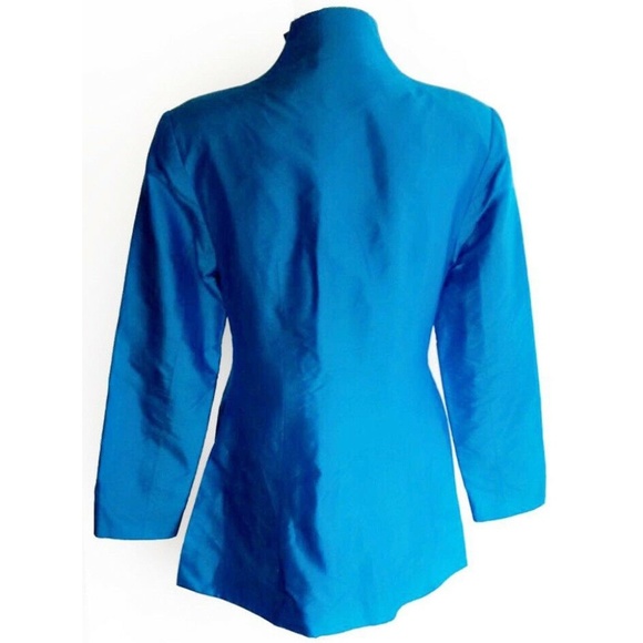 Vintage Asian Chinoiserie Embroidered Medallion Jacket - Picture 7 of 7